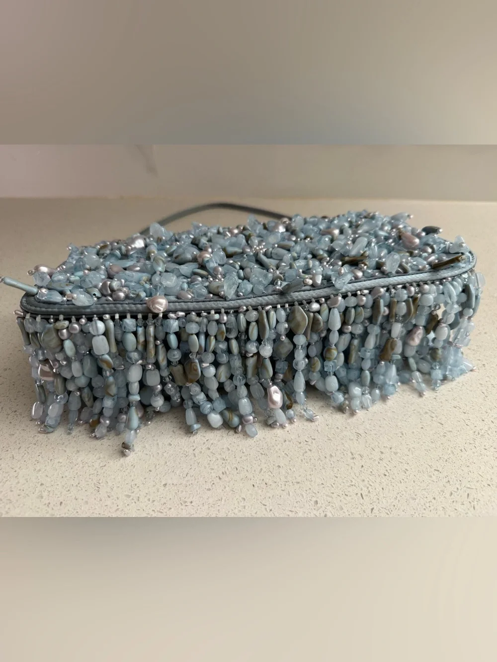 Cult Gaia Idalia Embellished Satin Shoulder Bag